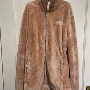 The North Face Women's Cozy Pink Teddy Jacket, Size Medium